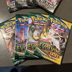 Pokemon TCG Sealed Lot. 49 Packs. Evolving Skies, Lost Origin, Atrial Radiance - Image 2