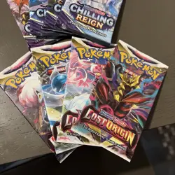 Pokemon TCG Sealed Lot. 49 Packs. Evolving Skies, Lost Origin, Atrial Radiance - Image 3