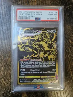 Pokemon TCG Eternatus VMAX SV122/SV122 Shining Fates PSA 10 - Image 1