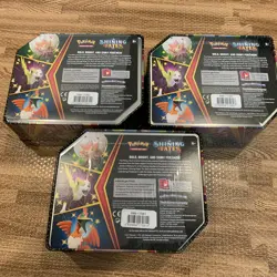 Pokemon TCG Shining Fates Tins(Eldegoss/Boltund/Cramorant V) Variations New 2021 - Image 3