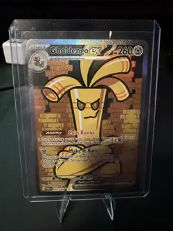 Pokemon TCG Gholdengo EX 252/182 Sv04: Paradox Rift Special Illustration Rare - Image 1