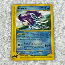 Pokemon Wotc Black Star Promo # 53 Suicune Found in VHS Movie - Image 1