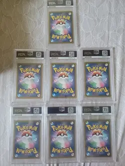 2019 Pokemon Japanese Tag Team All Stars PSA 10 Complete SEQ Set Golds Tag Team - Image 2