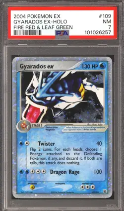 Pokemon EX Fire Red Leaf Green FRLG Gyarados ex 109/112 PSA 7 - Image 1