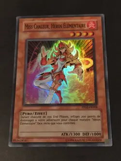 Yu-Gi-Oh ! - Miss Chaleur, HEROS Elementaire - PP02-FR008 - Super Rare - Image 1