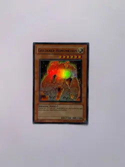 Yugioh Karten: Goldener Homunkulus (WC6-DE001), Promo Karte, Deutsch, Vintage - Image 1