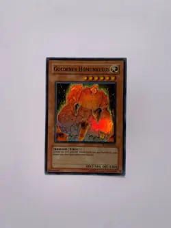 Yugioh Karten: Goldener Homunkulus (WC6-DE001), Promo Karte, Deutsch, Vintage - Image 3