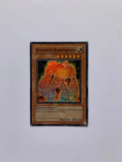 Yugioh Karten: Goldener Homunkulus (WC6-DE001), Promo Karte, Deutsch, Vintage - Image 4