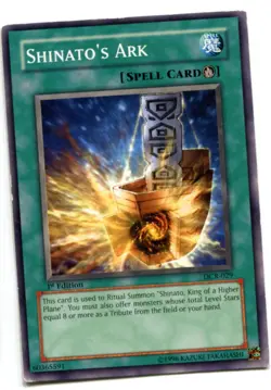 Yu-Gi-Oh! PLAYED/POOR Shinatos Ark Common englisch Shinatos Arche - Image 1