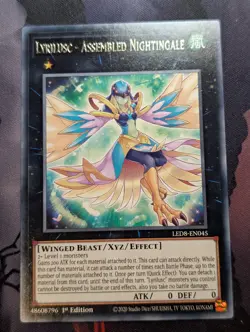Lyrilusc - Assembled Nightingale - LED8-EN045 - Rare 1st Edition Yugioh - Image 1