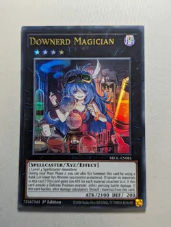 Downerd Magician - BROL-EN085 - Ultra Rare 1st Edition Yugioh NM - Image 1