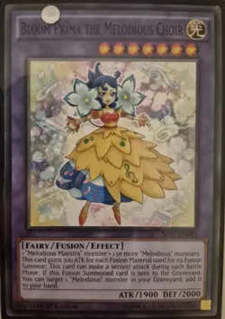 YuGiOh Bloom Prima the Melodious Choir 1st Edition SP17-EN041 - Image 1