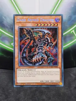 Yugioh Dark Armed Dragon LCKC-EN068 Secret Rare 1st Edition NM - Image 1