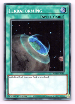 Terraforming - RA04-EN084 - Secret Rare - 1st Edition - Yugioh - Image 1