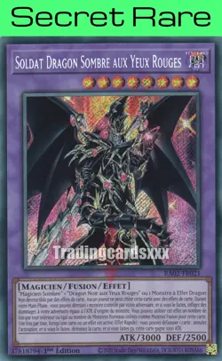 Yu-Gi-Oh! Soldat Dragon Sombre aux Yeux Rouges : SE RA02-FR021 - Image 1