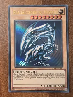 Yu-Gi-Oh! LCKC-DE001 Blauaugiger w. Drache v1 Ultra Rare NM - Image 1