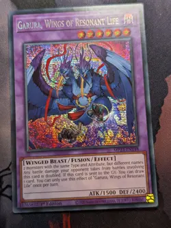 Yugioh | Garura, Wings Of Resonant Life - MP23-EN148 - Secret Rare - 1st Ed - Image 1