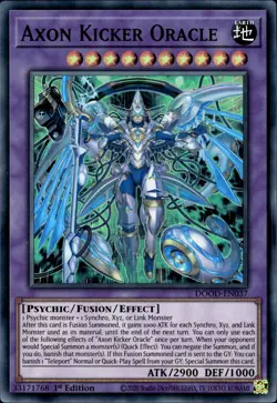 Axon Kicker Oracle - Super Rare 1st Edition DOOD-EN037 - NM - YuGiOh - Image 1