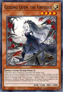 Yugioh RA04-EN043 - Guiding Quem, The Virtuous - Secret Rare - Image 1