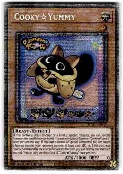 YUGIOH COOKY YUMMY STARLIGHT RARE NEAR MINT JUSH-EN017 - Image 1