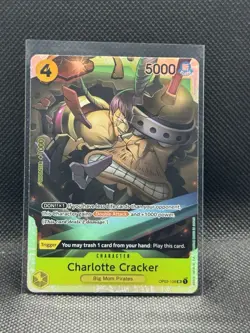 One Piece The Best PRB-01 Charlotte Cracker OP03-108 SR English - Image 1