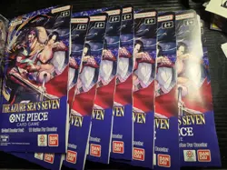 Lot of 10 The Azure Seas Seven One Piece CCG Booster Packs OP-14 - Image 1