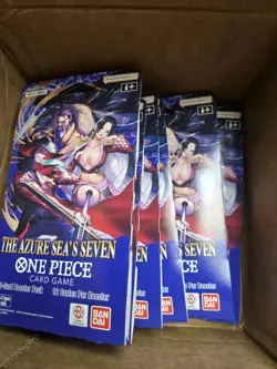 Lot of 10 The Azure Seas Seven One Piece CCG Booster Packs OP-14 - Image 3
