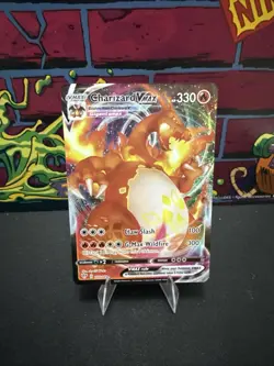 Pokemon TCG Charizard VMAX Darkness Ablaze Full Art Card 020/189 Sword & Shield - Image 1