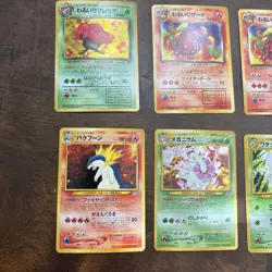 Pokemon TCG JPN Vintage Card Lot No Symbol 6 Holos And More See Pics - Image 3