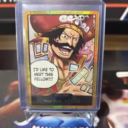 One Piece Gol.D.Roger GOLD DON!! Card (OP-13) English - Image 1