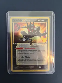 Greninja Gold Star SWSH144 - Holo Pokemon Card - Celebrations Promo - NM #144 - Image 1