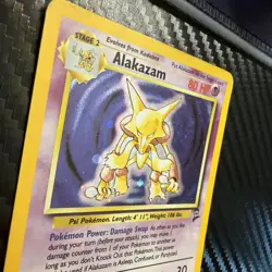 Pokemon Cards: Base Set 2 Rare Holo: Alakazam 1/130 - Image 2