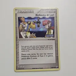 Pokemon EX Unseen Forces Mary's Request 2005 Holo Card 86/115 NM ITALIAN - Image 3