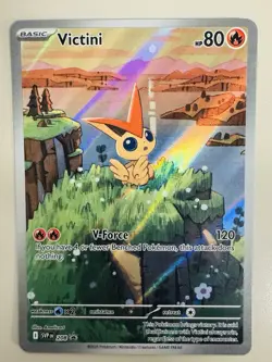 Pokemon TCG Victini Full Art Holo 208 Promo Card Mint Condition - Image 1