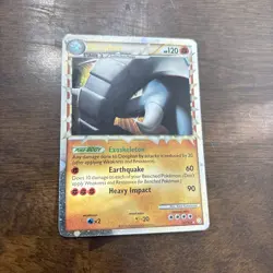 Pokemon TCG Donphan Prime HeartGold SoulSilver Holo Rare Card 107/123 2010 - Image 1