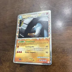 Pokemon TCG Donphan Prime HeartGold SoulSilver Holo Rare Card 107/123 2010 - Image 2