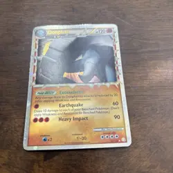 Pokemon TCG Donphan Prime HeartGold SoulSilver Holo Rare Card 107/123 2010 - Image 3