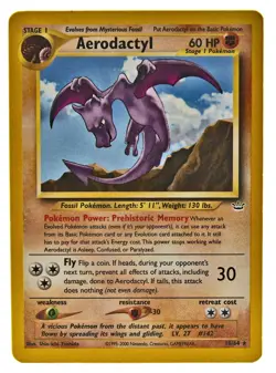 Aerodactyl 15/64 Rare Neo Revelation Unlimited Pokemon Card NM 1a - Image 3