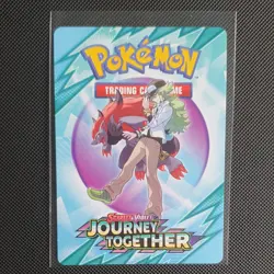 Pokemon Journey Together Build & Battle Trainer Tips Card N’s Zoroark - Image 1