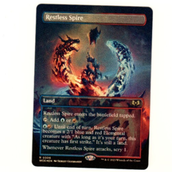 Restless Spire Borderless Foil Wilds Of Eldraine Magic The Gathering Card - Image 1