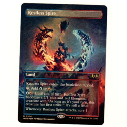 Restless Spire Borderless Foil Wilds Of Eldraine Magic The Gathering Card - Image 3