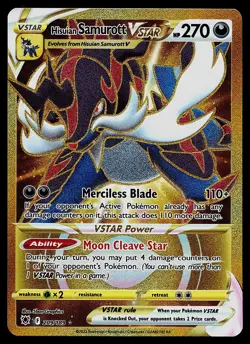 Pokemon Card - Hisuian Samurott VSTAR Astral Radiance 209/189 Secret Rare - Image 1
