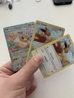 3x Vintage Eevee 2021 Pokemon Card Holo RH + EX Lot 126 Ultra - Image 3