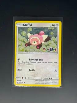 Stufful Promo Card 110/147 ToysRus Exclusive 2017 - Pokemon TCG NM - Image 1