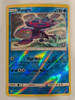 Kyogre 53/236 - Cosmic Eclipse Pokemon Reverse Holo Foil Nice! - Image 1