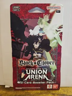 Black Clover Union Arena Card Game Sleeved Booster Pack New Sealed - Image 1