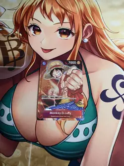 One Piece Premium Card Collection Bandai Games Fest 23-24 Monkey.D.Luffy P-001 - Image 1