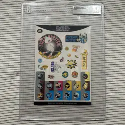 Pokemon Vintage 1997 Japanese Nintendo ZUKAN CARD NO.05 Mew - Unused Bgs 9 - Image 1