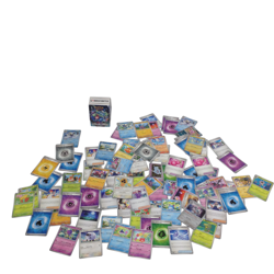 Pokemon TCG Card Bundle Mixed Types 100+ Cards Assorted - Bulk Lot Collectibles - Image 1