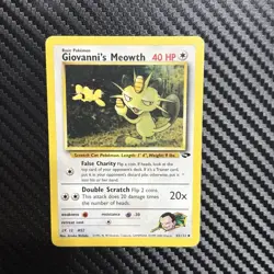 Giovanni’s Meowth 43/132 Pokemon TCG Pokemon Card (MYREF#6) - Image 1